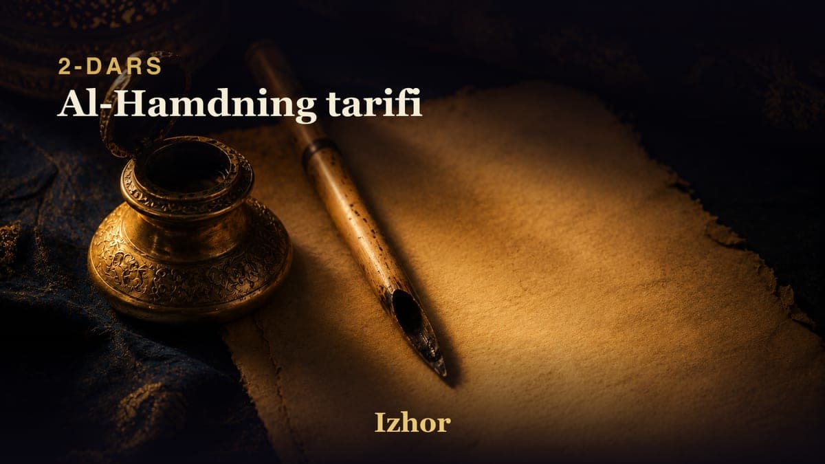 02 Al-Hamdning tarifi