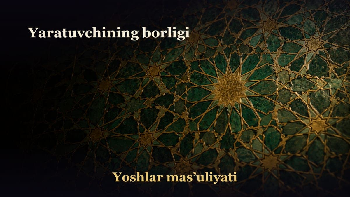 Yaratuvchining borligi
