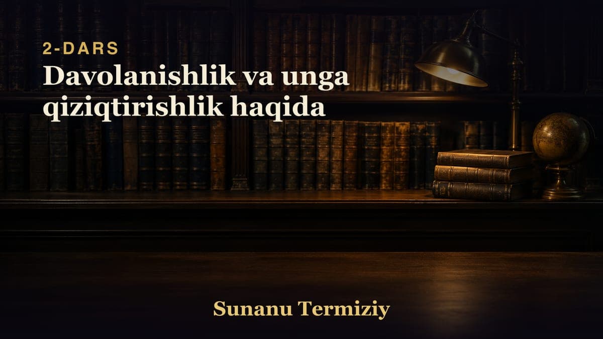 02 Davolanishlik va unga qiziqtirishlik haqida