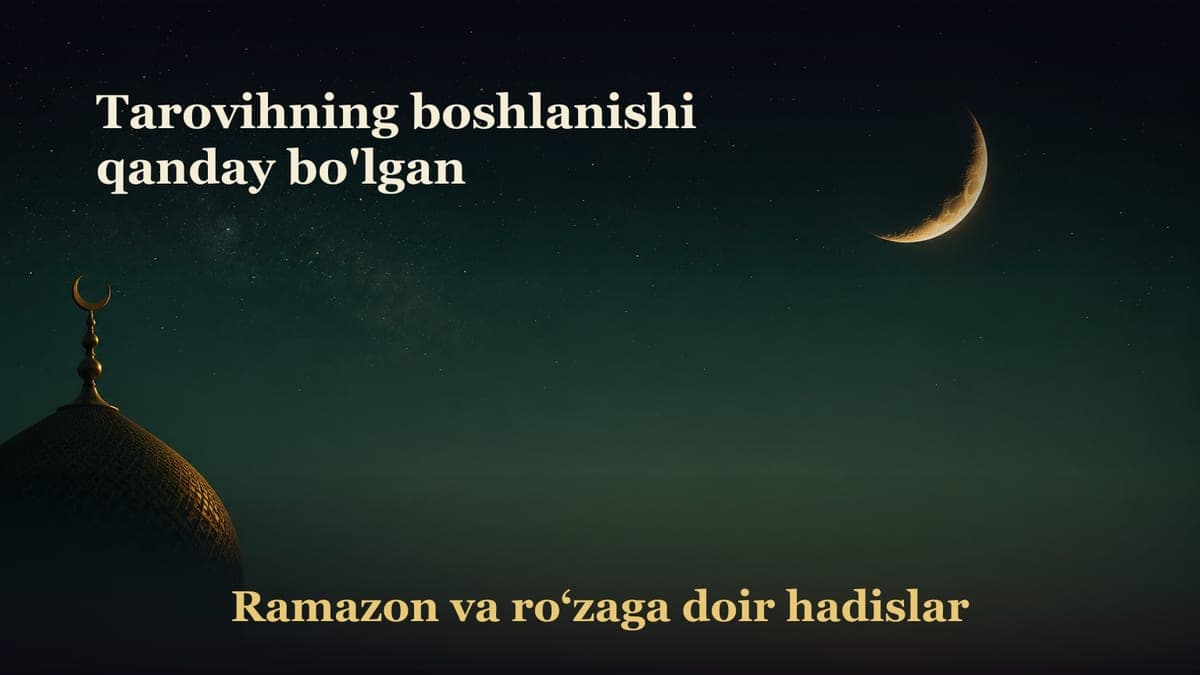 Tarovihning boshlanishi qanday bo'lgan