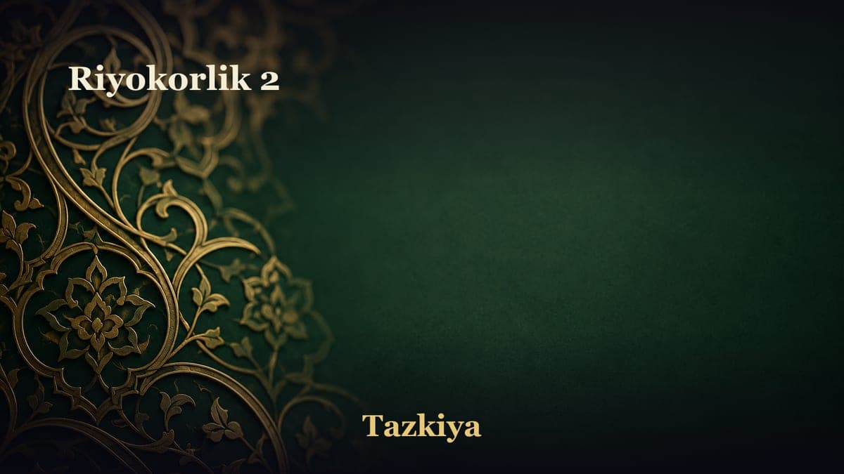 Riyokorlik 2