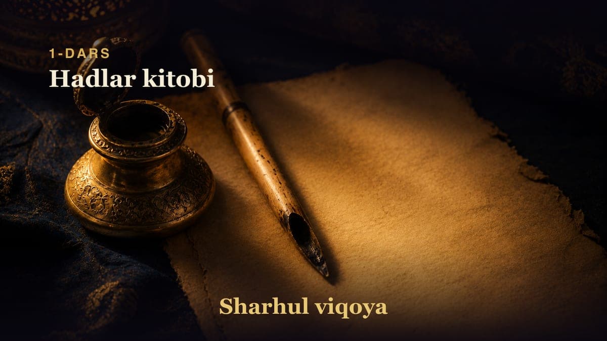 01 Hadlar kitobi