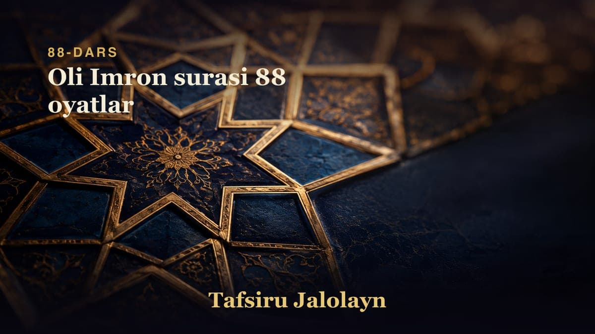 088 Oli Imron surasi 88 oyatlar