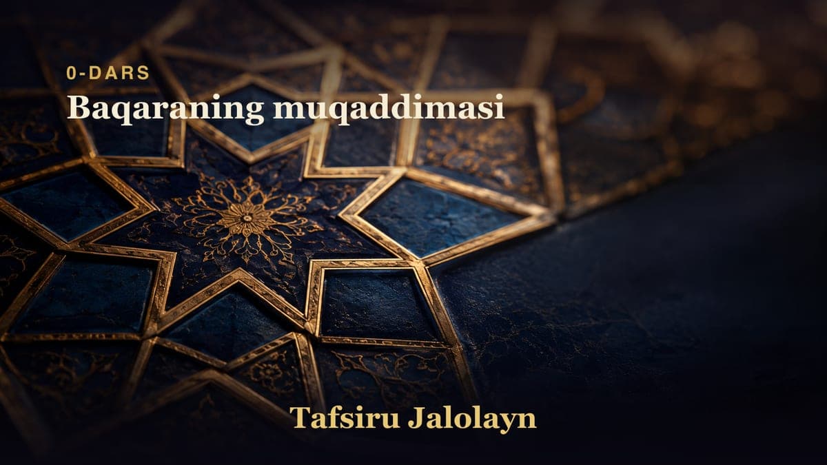 000 Baqaraning muqaddimasi