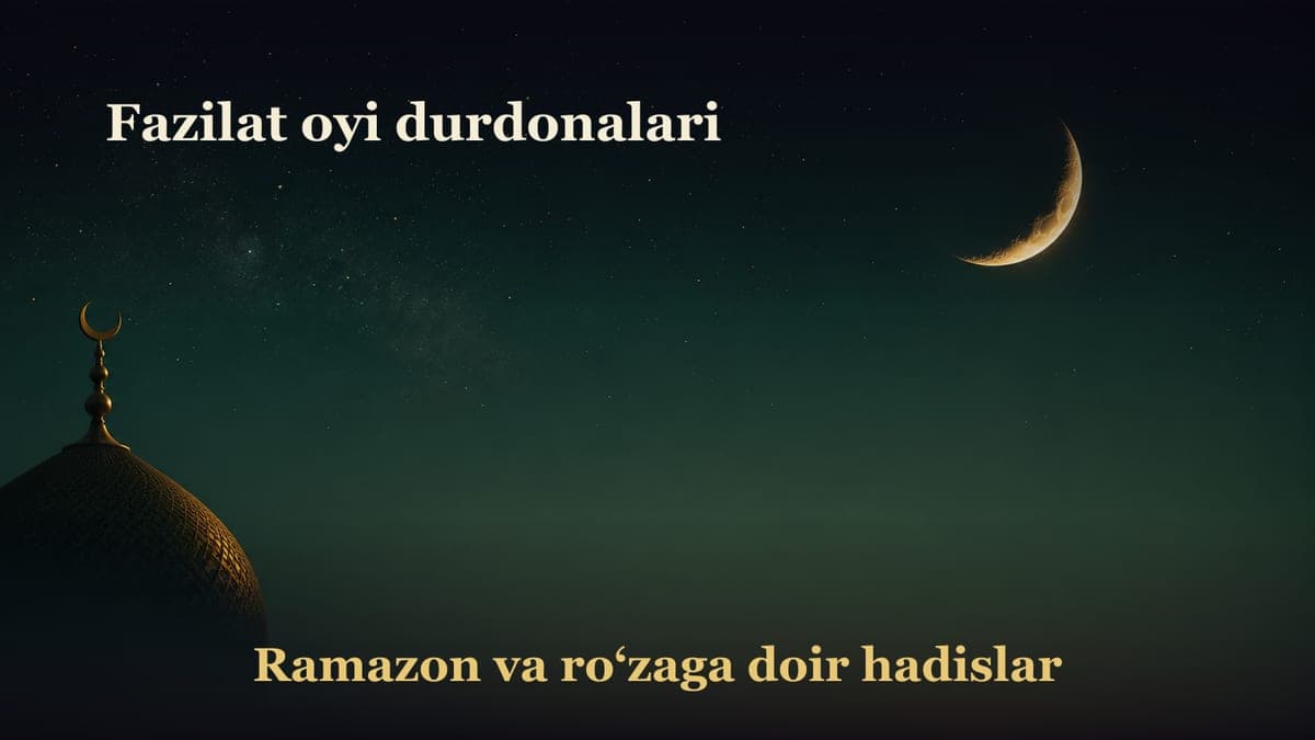Fazilat oyi durdonalari