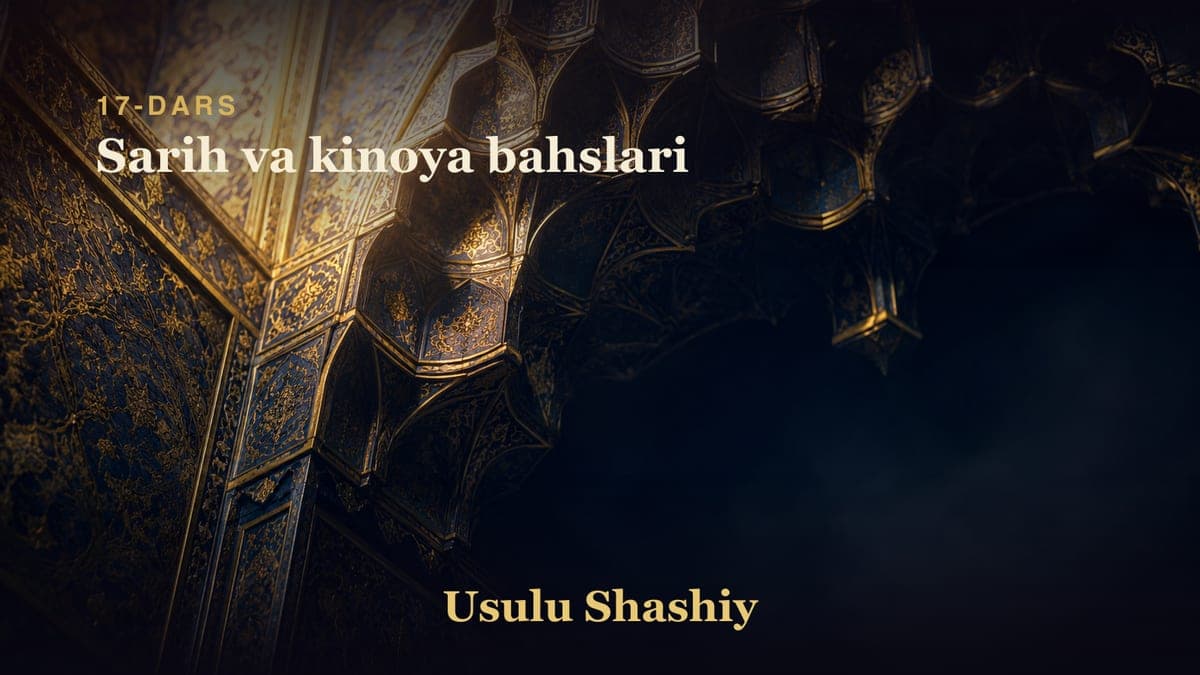 17 Sarih va kinoya bahslari