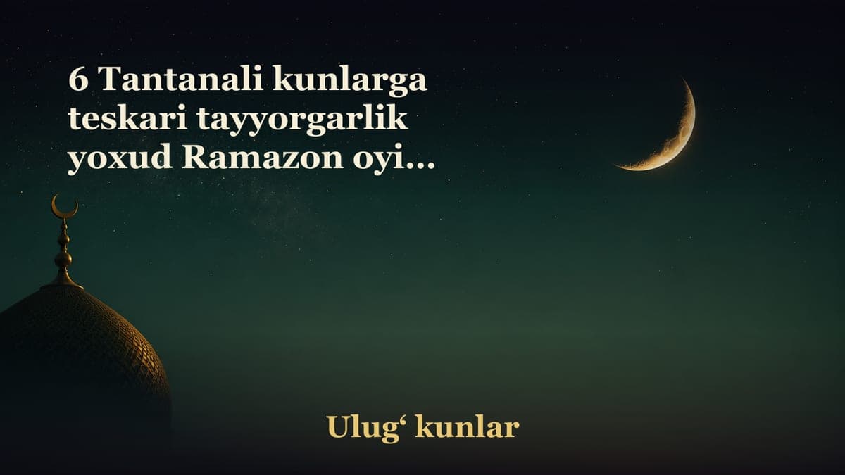 6 Tantanali kunlarga teskari tayyorgarlik yoxud Ramazon oyida iblisona tashviqot, iblisona tovlamachilik 2-qism