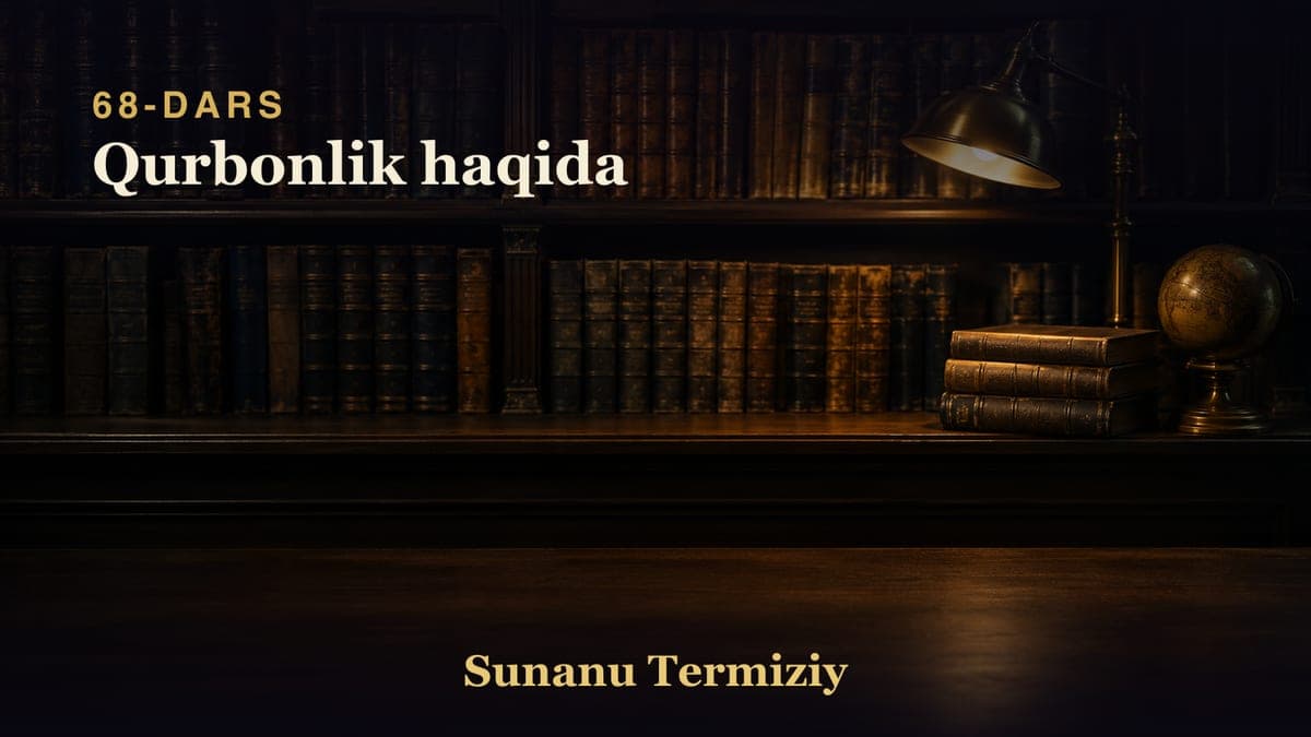 068 Qurbonlik haqida