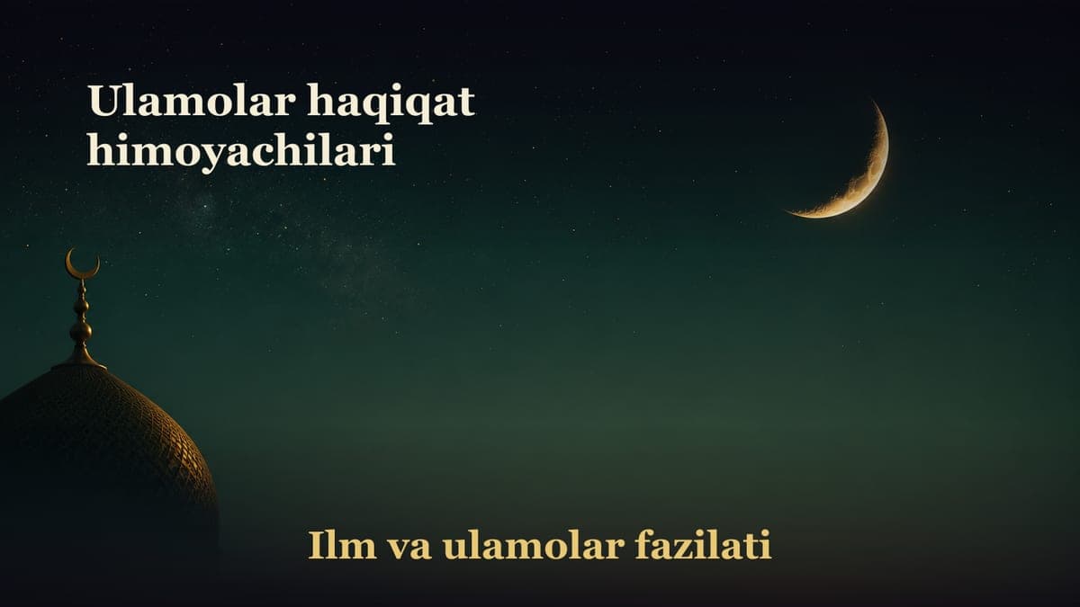Ulamolar haqiqat himoyachilari