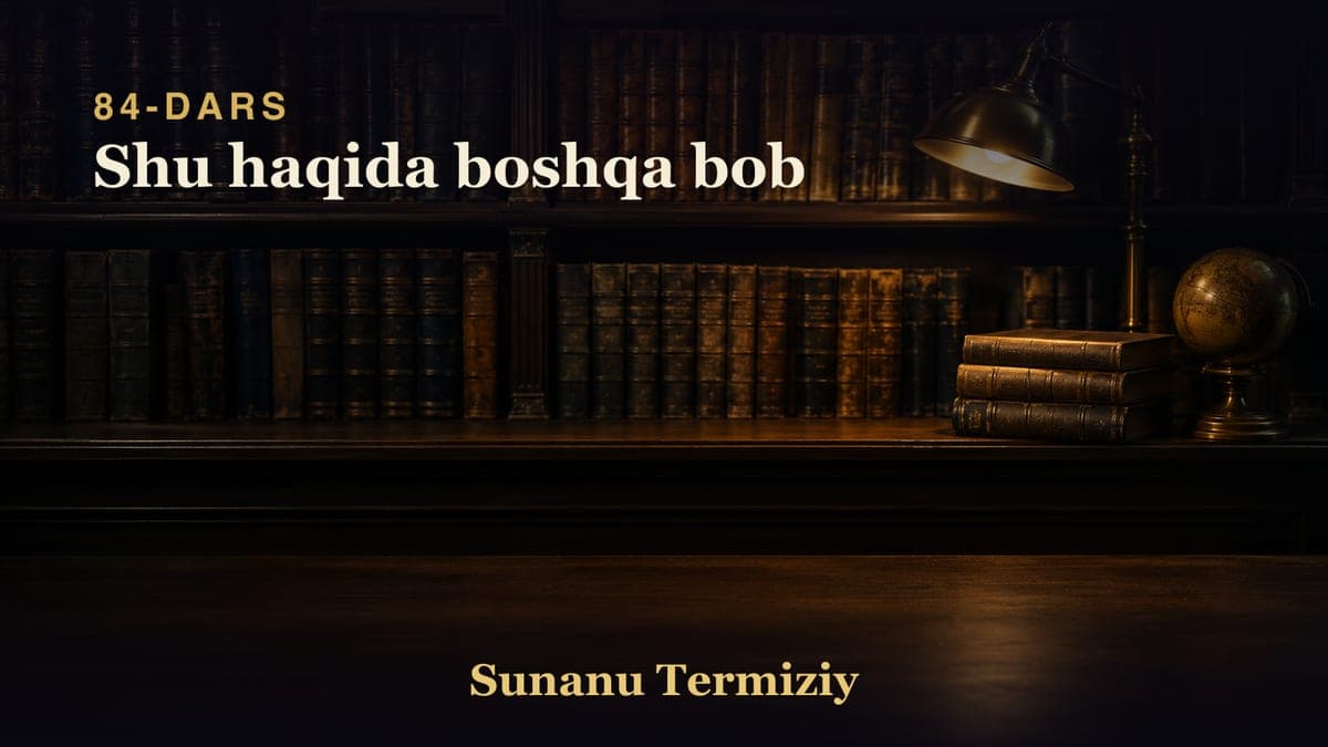 084 Shu haqida boshqa bob