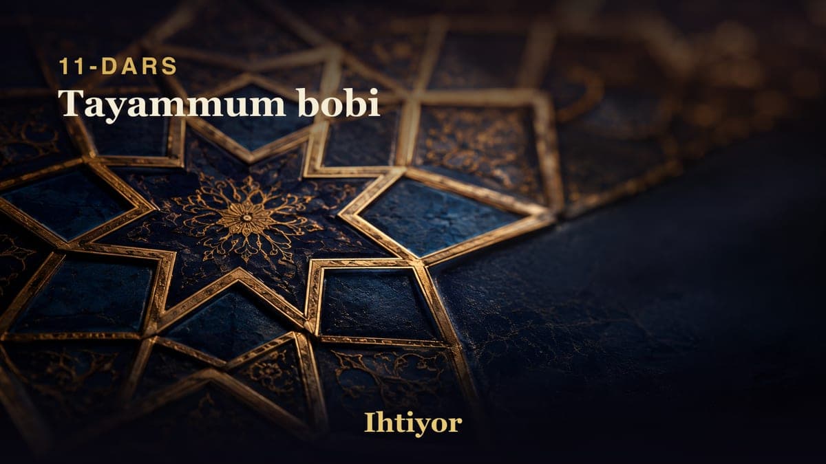 11 Tayammum bobi