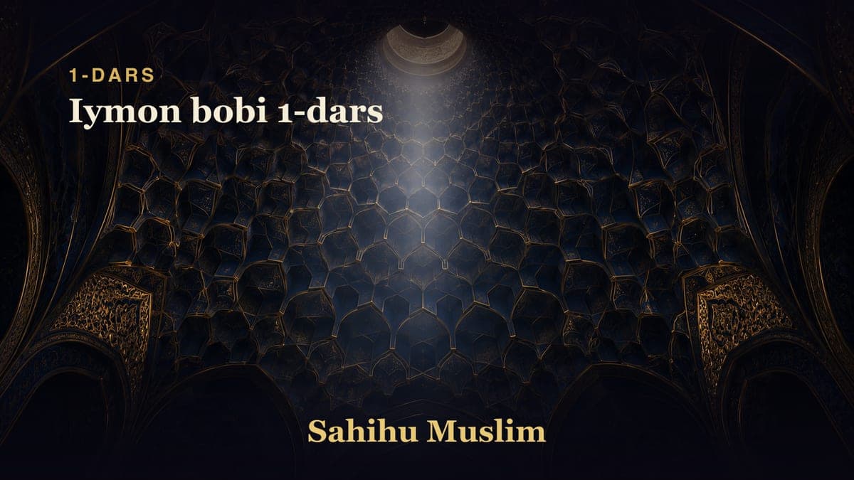 01 Iymon bobi 1-dars
