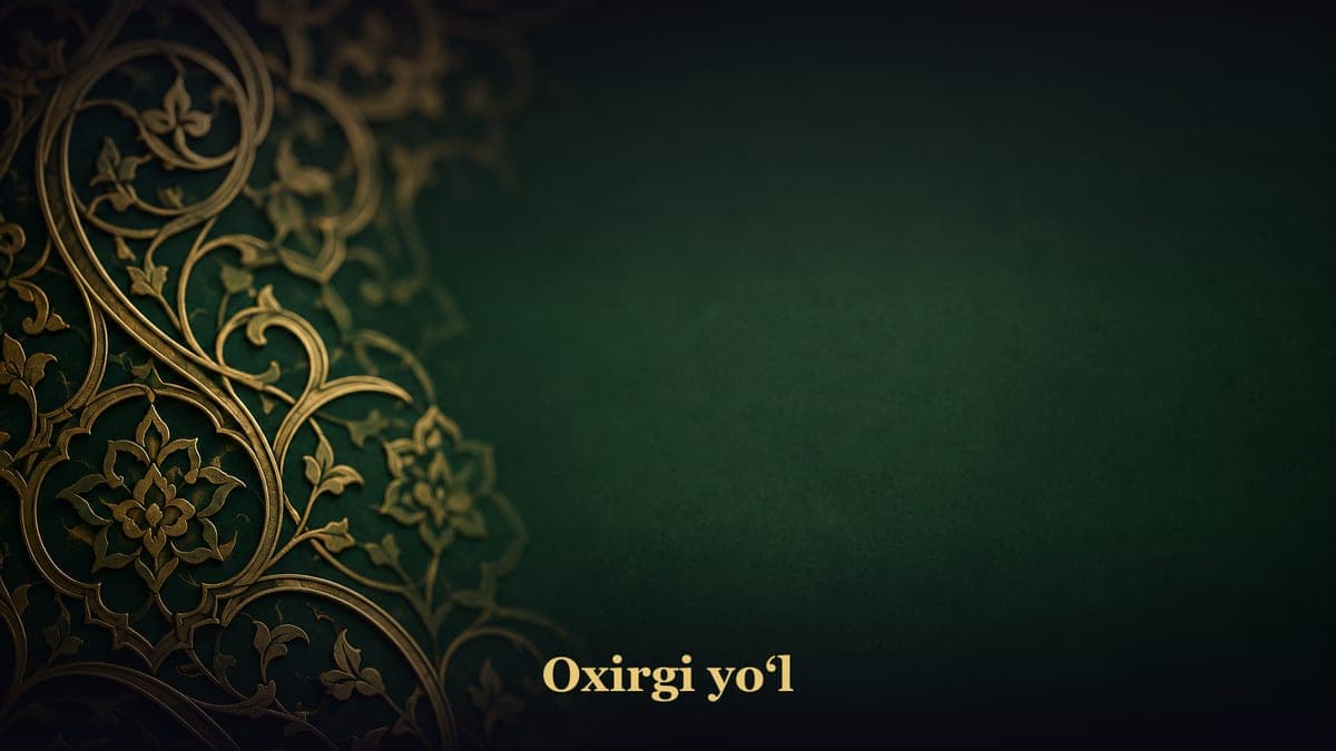Oxirgi yo‘l