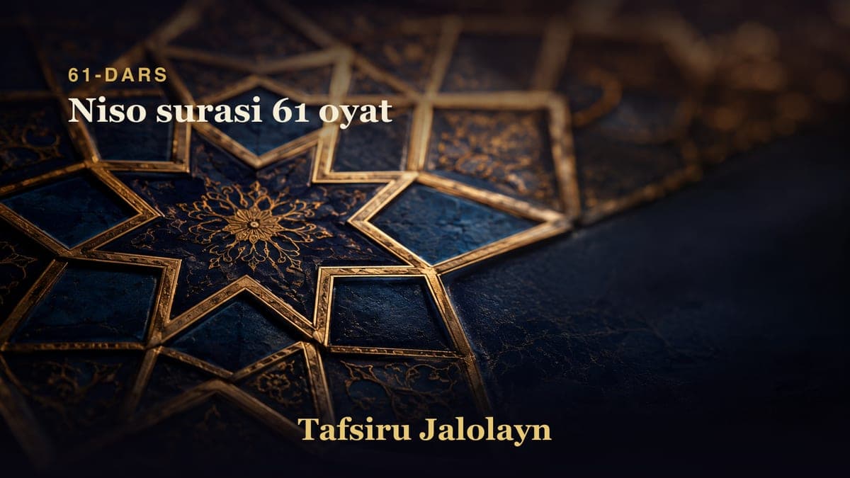 061 Niso surasi 61 oyat