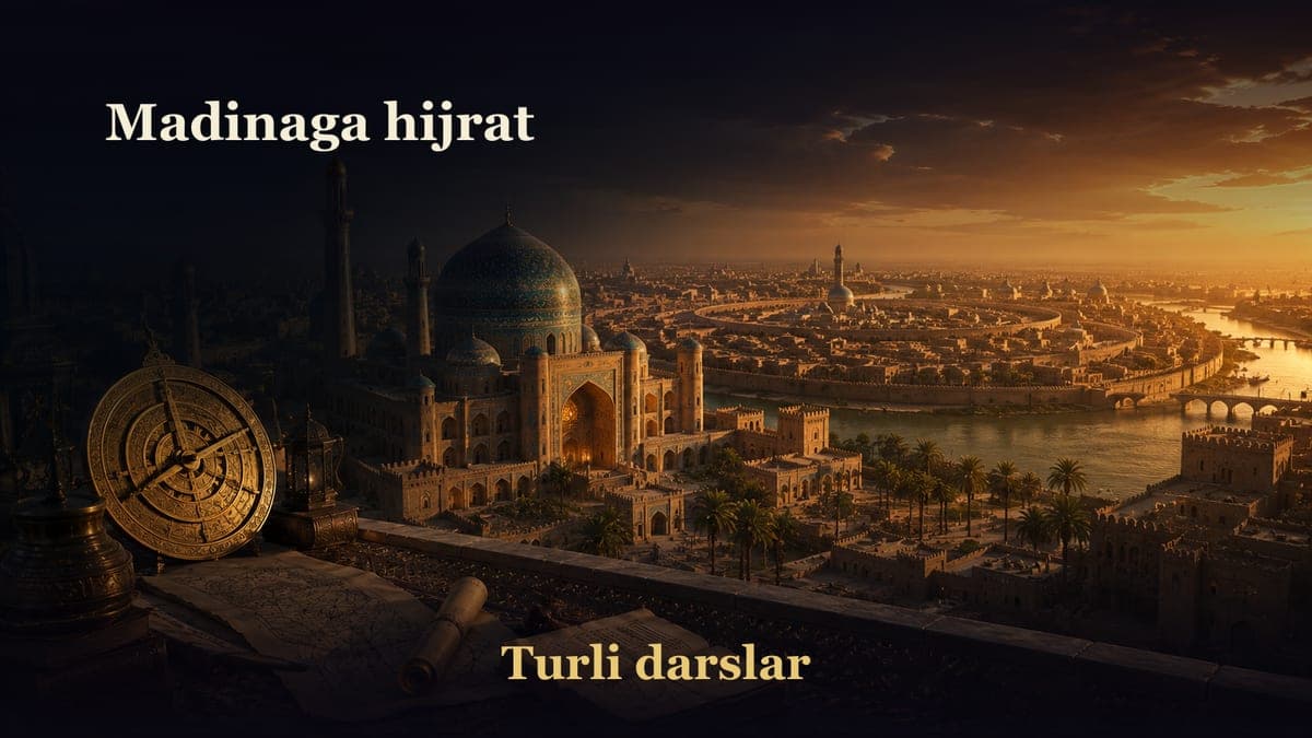 10-dars. Madinaga hijrat