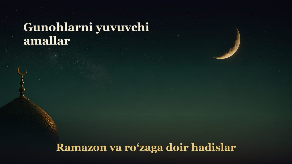 Gunohlarni yuvuvchi amallar