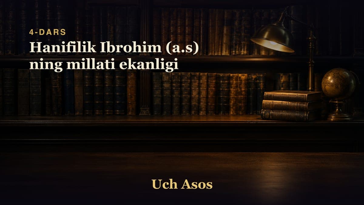 04 Hanifilik Ibrohim (a.s) ning millati ekanligi