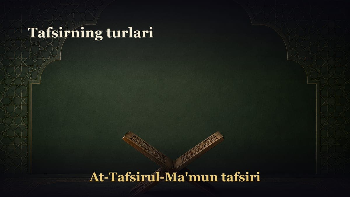 Tafsirning turlari