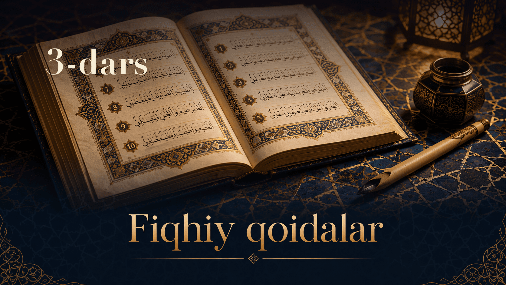Fiqhiy qoidalar 3-dars