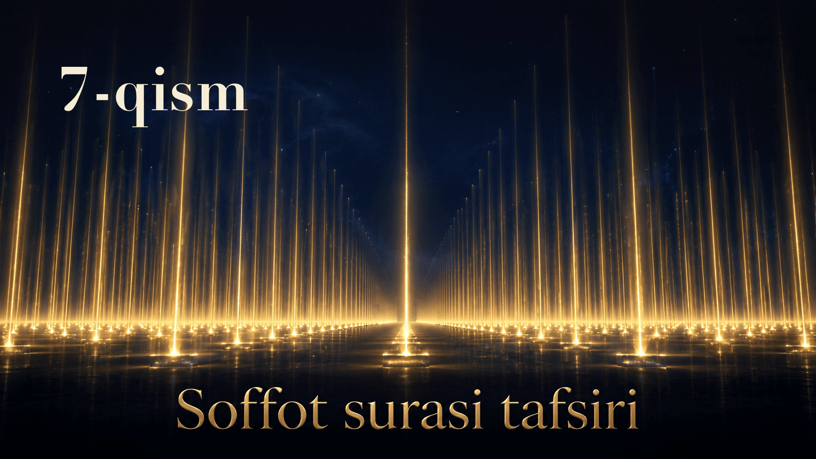 Qur'oni karim tafsiri 150-dars | Soffot surasi tafsiri (7-qism)