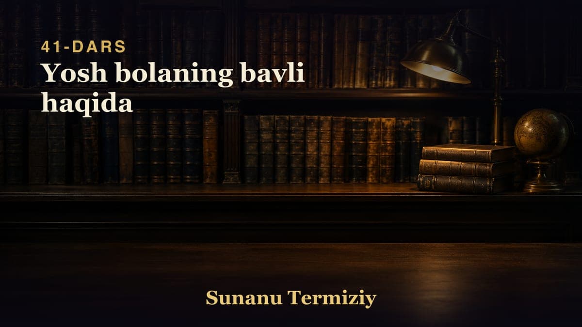 41 Yosh bolaning bavli haqida