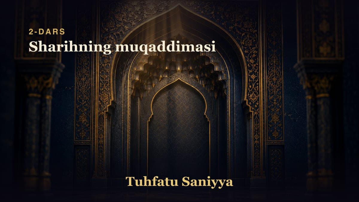 02 Sharihning muqaddimasi