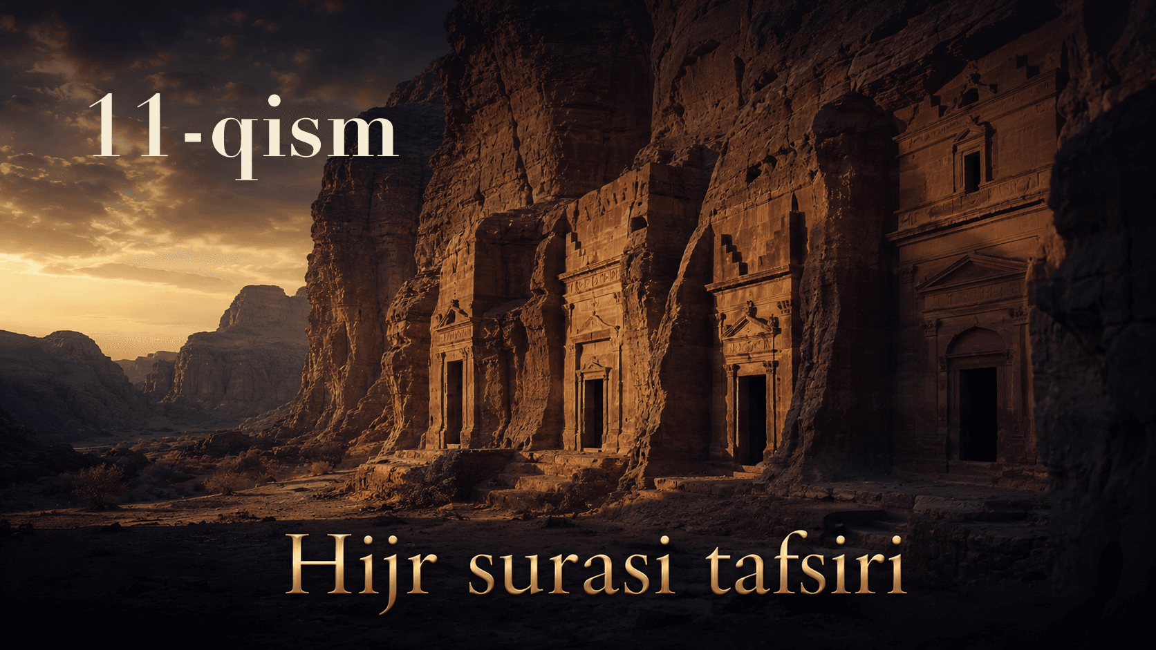 Qur'oni karim tafsiri 485-dars | Hijr surasi tafsiri (11-qism)