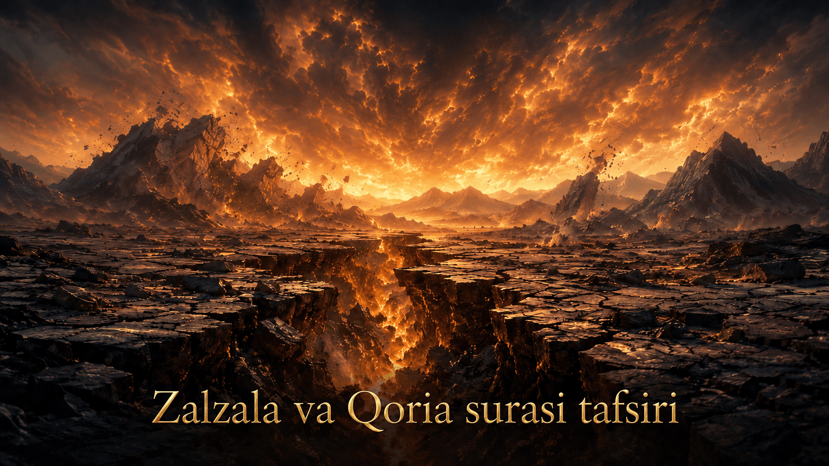 Qur'oni karim tafsiri 14-dars | Zalzala va Qoria surasi tafsiri