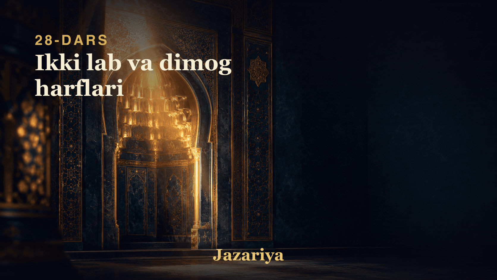 28 Ikki lab va dimog harflari