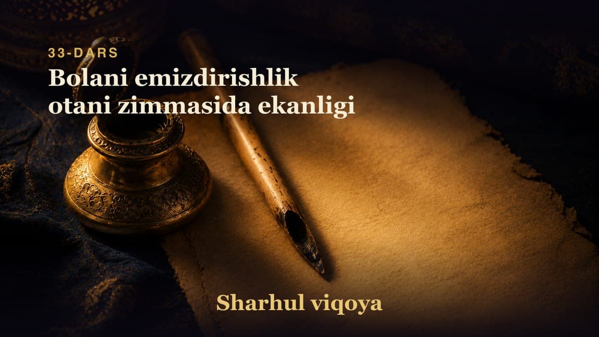 33 Bolani emizdirishlik otani zimmasida ekanligi