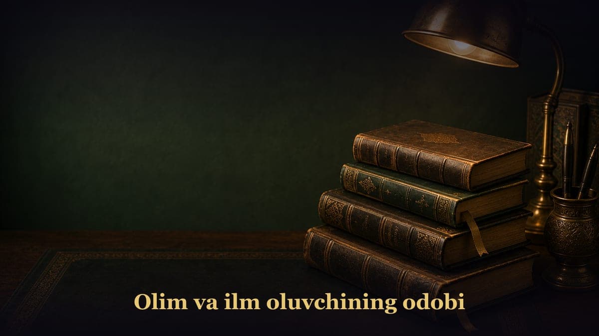 Olim va ilm oluvchining odobi