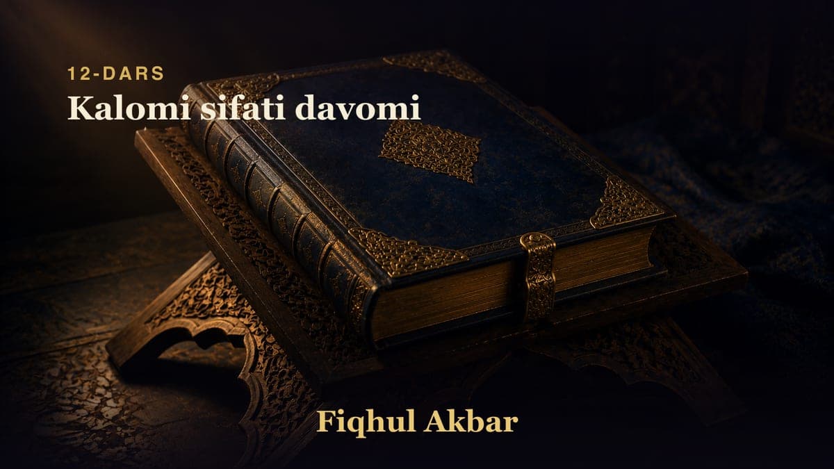 12 Kalomi sifati davomi