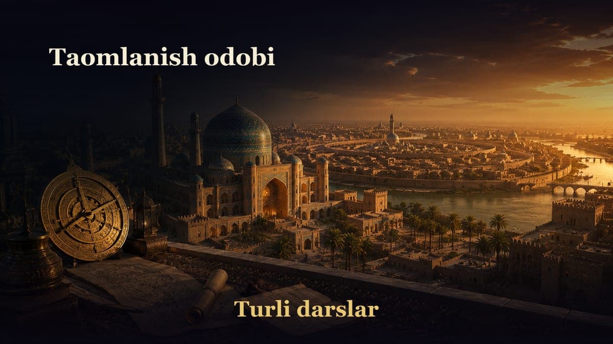 Taomlanish odobi