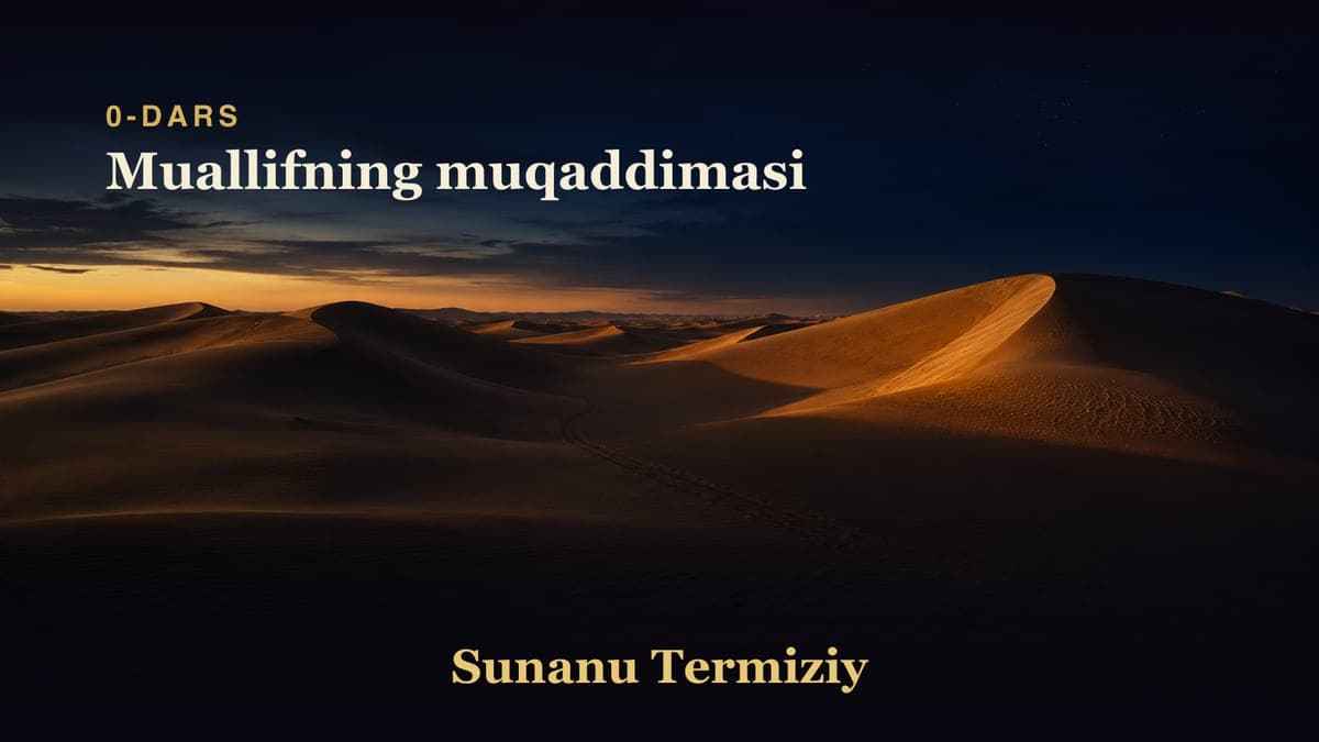 00 Muallifning muqaddimasi