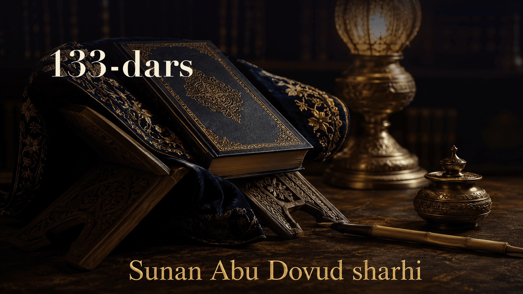 Sunan Abu Dovud sharhi 133-dars | Haji Akbar kuni haqida