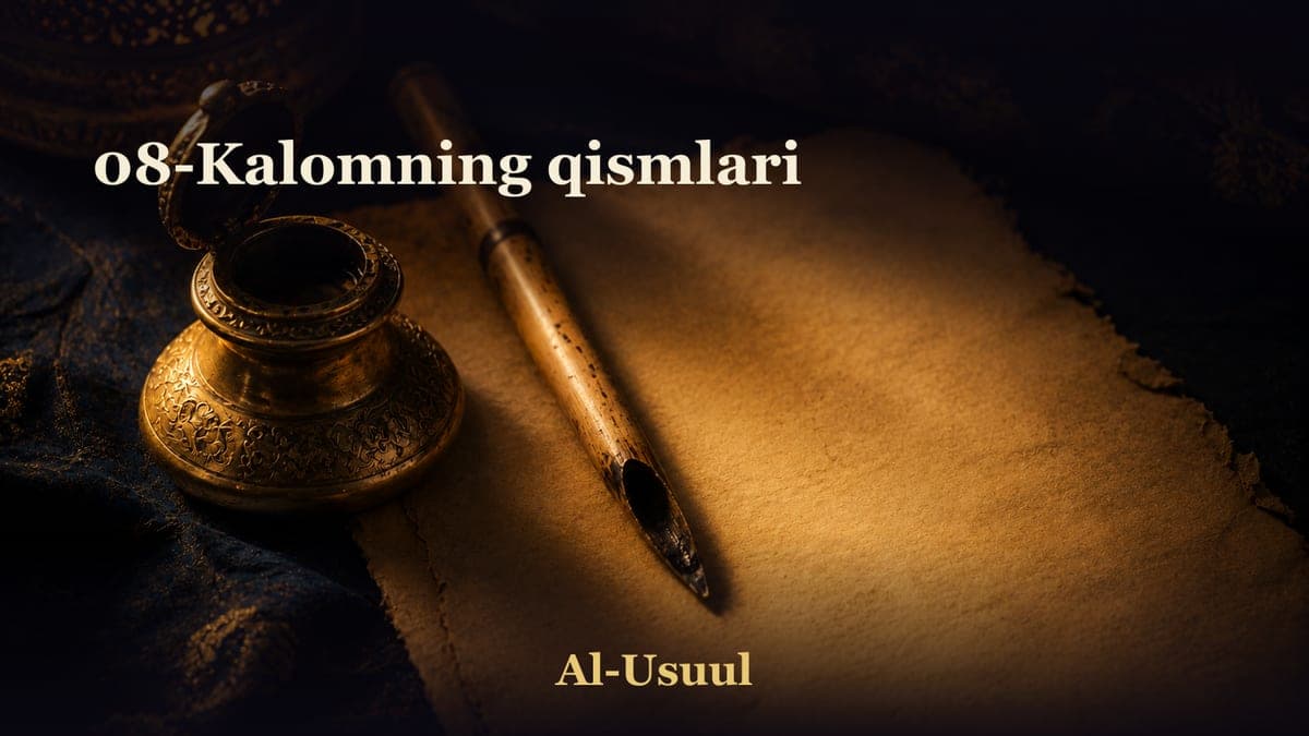 08-Kalomning qismlari