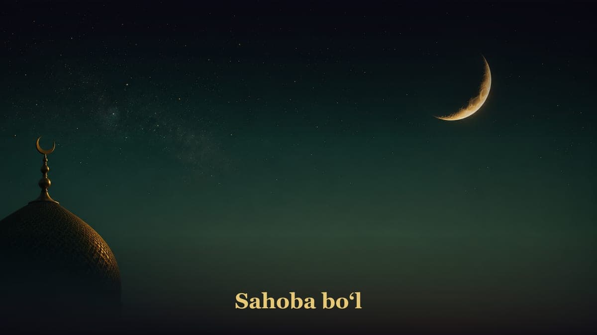 Sahoba bo‘l