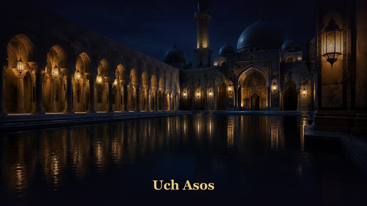 Uch Asos - Sharhi