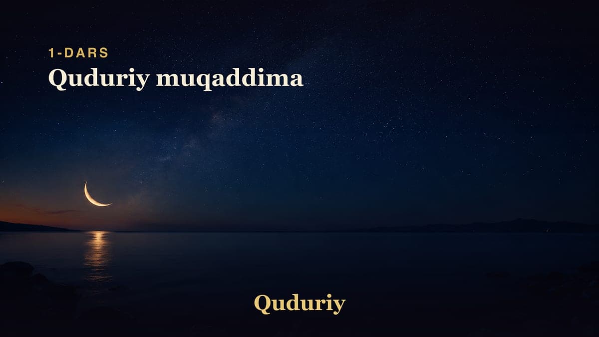 01 Quduriy muqaddima