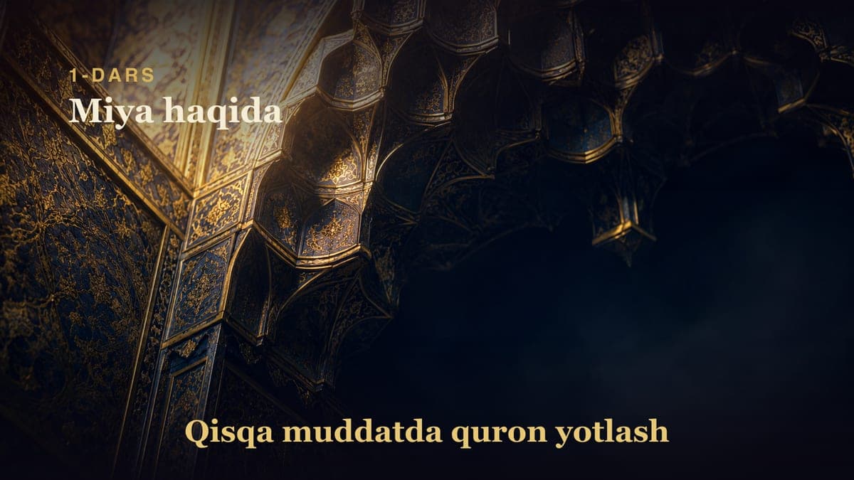 1 Miya haqida