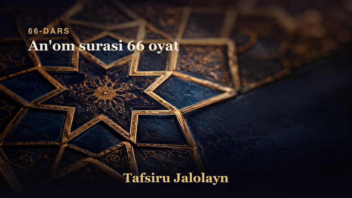 066 An'om surasi 66 oyat
