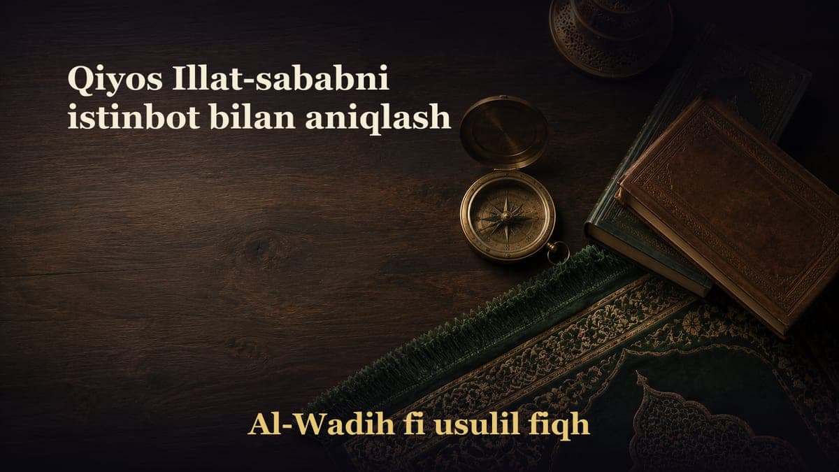 Qiyos Illat-sababni istinbot bilan aniqlash