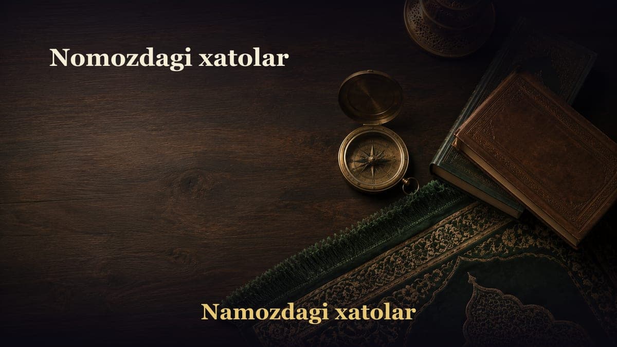 Nomozdagi xatolar