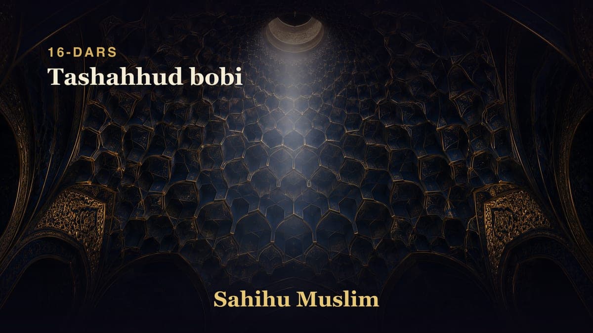 16 Tashahhud bobi