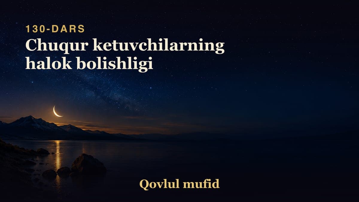 130 Chuqur ketuvchilarning halok bolishligi