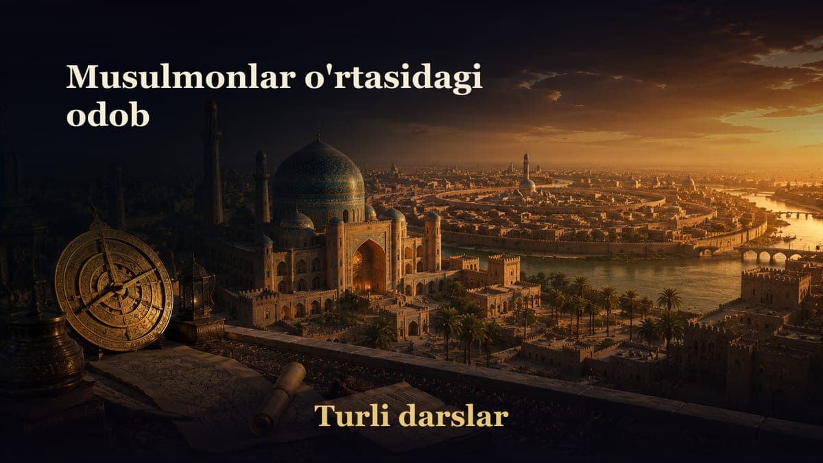 Musulmonlar o'rtasidagi odob