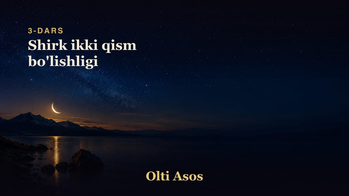 03 Shirk ikki qism bo'lishligi
