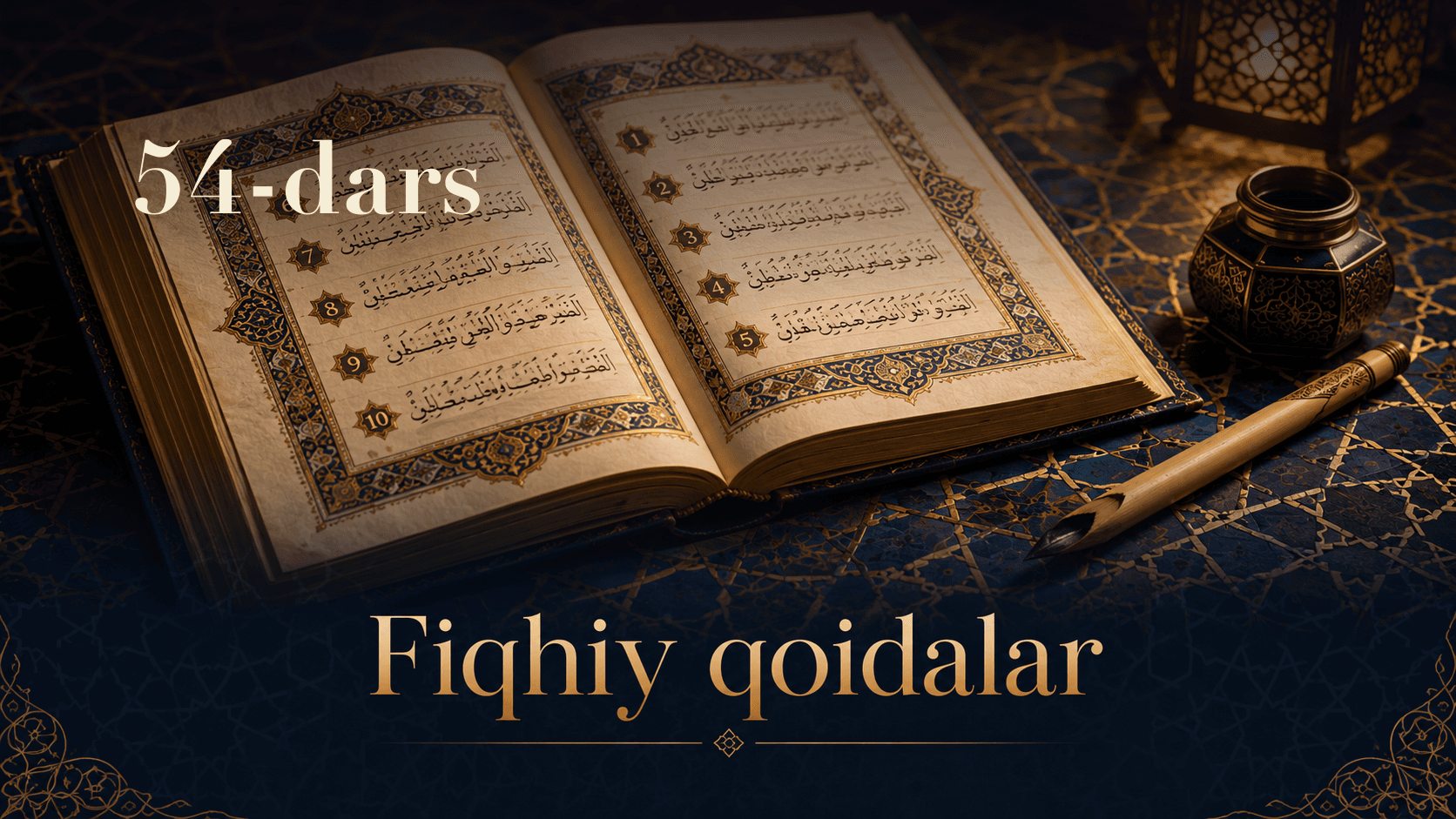 Fiqhiy qoidalar 54-dars
