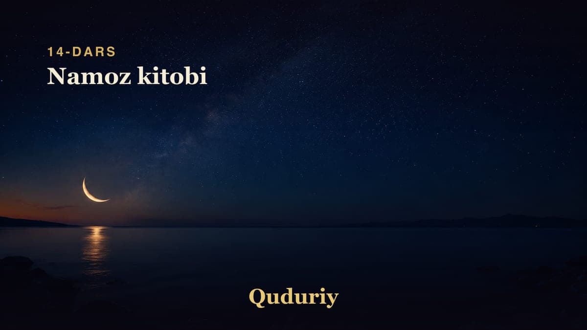 14 Namoz kitobi