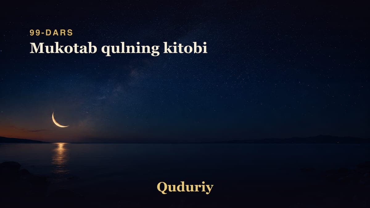 99 Mukotab qulning kitobi